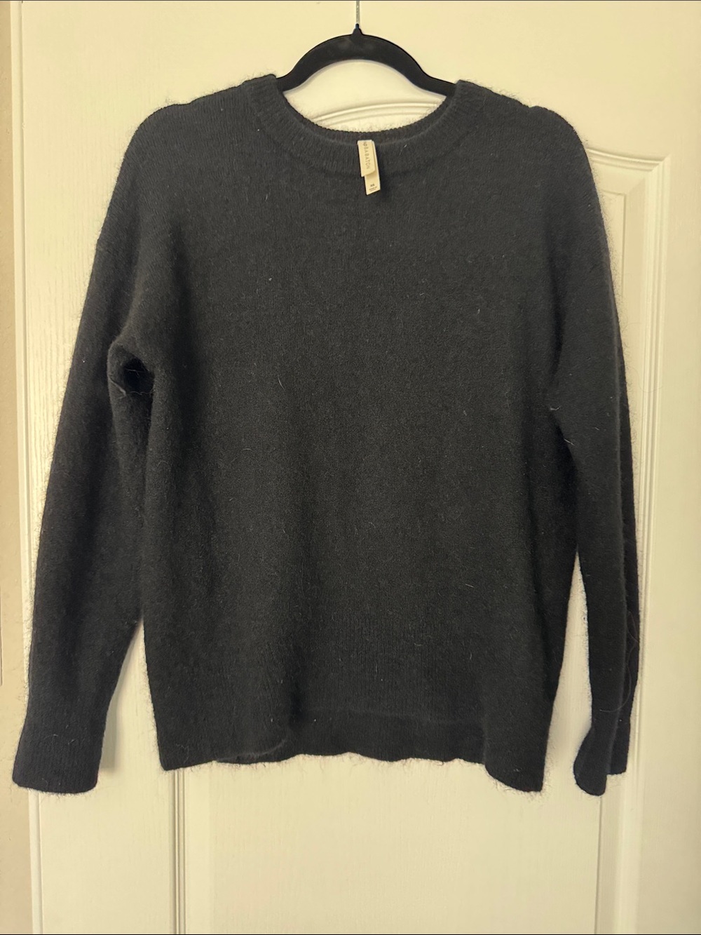 Aritzia Babaton Black Crewneck Sweater - Wool